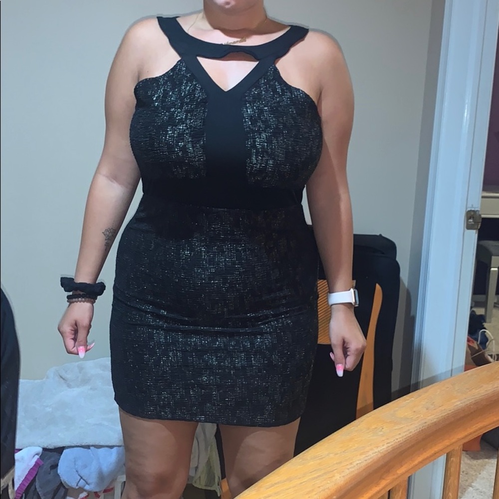 Collective Concepts black/gold dress
